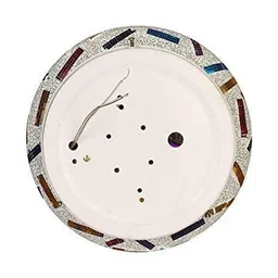 1ST TIME White & Red Textured Ceiling Lamp image 4