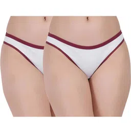 ORLIZEA Pack of 2 Women Low-Rise Cotton Blend Thongs-picture-14