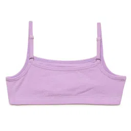 Charm n Cherish Cotton Blend Pack Of 4 Unicorn Printed Beginner Bras - Yellow Green Pink & Violet image 4