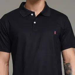 Nins Moda Men 1 Solid Regular T-shirt image 3