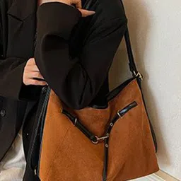 StyleCast x Revolte Suede Shopper Shoulder Bag-picture-18