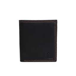 Kara Men Black Solid Two Fold Wallet image 1