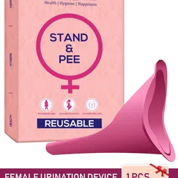 MILDCARES Mildcares UTI Prevention Travel Friendly Silicone Stand & Pee Device-image-3