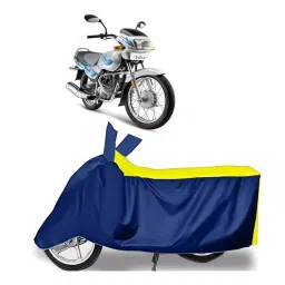 Auto Pearl Two Wheeler Cover for TVS Victor - Yellow, Blue-picture-13