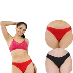 ORLIZEA Set Of 2 Cotton Blend Thongs-image-41