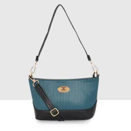 ESBEDA Womens Turquoise Lightweight Dual Handle Sling Bag with Detachable Strap (S)-image-40