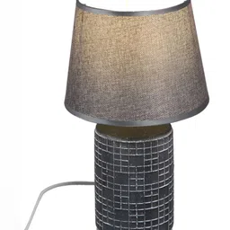 TAYHAA Black Ceramic Contemporary Frusturical Shaped Table Lamp image 3