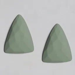 justpeachy Grey Triangular Studs-picture-19