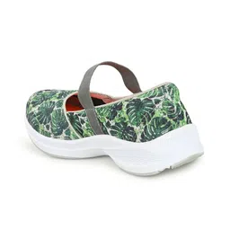 HIROLAS Women Mesh Printed Memory Foam Walking Shoes image 3