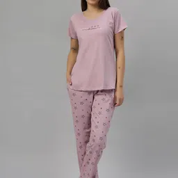 DZZO Women pure cotton Printed Night suit-image-62