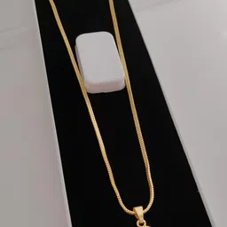 niva fashion Gold-Plated Oval Pendant with Chain-picture-35