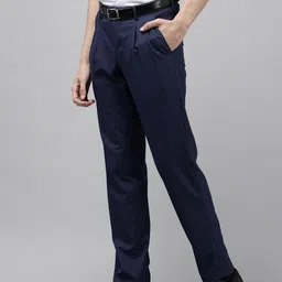 Van Heusen Men Pleated Trousers image 5