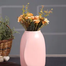 Aura Pink Ceramic Flower Vase-image-34
