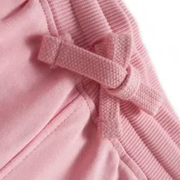 Doreme Sinker Knit Full Length Lounge Pant With Passion Text Print - Pink image 4