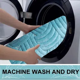 HOMETHREADS Multicoloured & Turquoise Blue 4 Piece Sofa Cover image 4