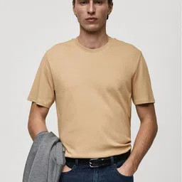 MANGO MAN Pure Cotton T-shirt image 1
