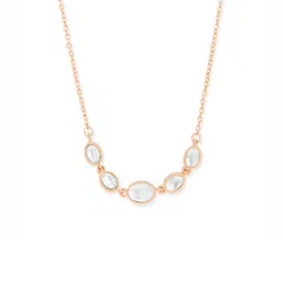 MINUTIAE Contemporary Style Gold-Plated Minimal Necklace image 2