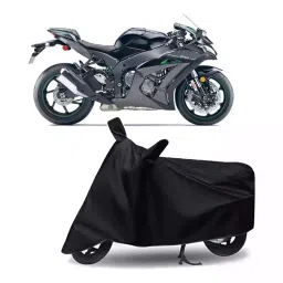 Auto Pearl Bike Cover for Kawasaki Ninja ZX-10R SE BS6 (Black)-picture-14