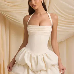 LULU & SKY Halter Neck Fit & Flare Dress-picture-17