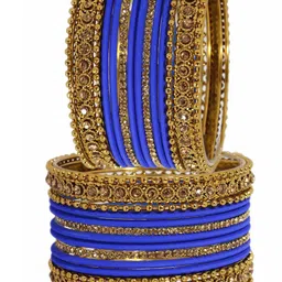 NMII Set Of 28 Gold-Plated CZ-Studded Glossy Bangles image 3