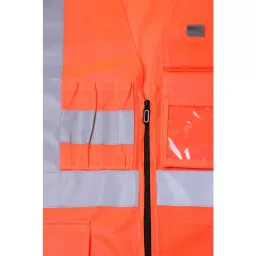 Evion XXL Size Orange Reflective Safety Jacket, ES-030 image 4