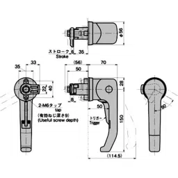 TAKIGEN Closed Lift Handle Chrome Plating for Oven, FA-681-1-2-L-picture-30
