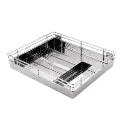 Harrison Perforated Cutlery Basket 530x500x100 mm Stainless Steel Chrome Plated Finish, 01132-picture-18
