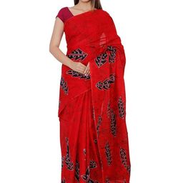 Pinkcity Trade World Floral Printed Pure Cotton Saree-picture-18