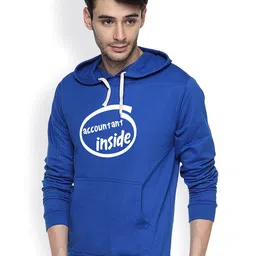 Campus Sutra Blue Sweatshirt image 3