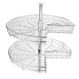 Harrison Carousel 700 mm 3/4 Round Tray Stainless Steel Nickel Chrome Finish, 01142-picture-29