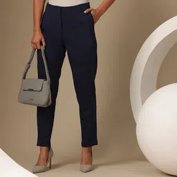 Chemistry Women High-Rise Pleated Trousers-image-30