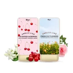 BLUR India Solid Perfume Fresh Cut Flowers + Berries Fragrance Alcohol-Free Pack of 2 Each-picture-17