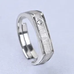 Clara Men 925 Sterling Silver CZ Studded Finger Ring-picture-43
