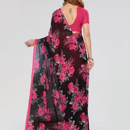 Moda Rapido Floral Printed Saree image 3