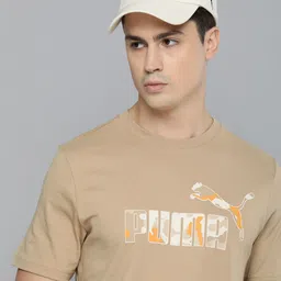 Puma CAMO Brand Logo Printed Pure Cotton T-shirt-picture-26