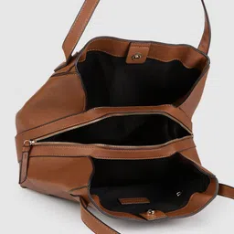 Accessorize Faux Leather Romeo Shoulder Bag image 5