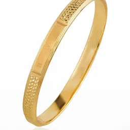 MEMOIR Unisex Brass Gold-Plated Kada Bracelet-picture-24