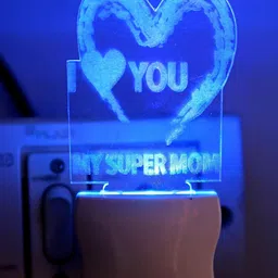 1ST TIME Red & White Printed Acrylic Contemporary Abstract Shaped Shaped Wall Lamp image 5