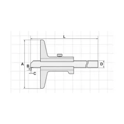 KENCY Vernier Depth Gauge Single Hook 300 mm Least Count 0.02 mm, DVS300 image 2