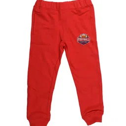Wear Your Mind Kids Red Solid Straight Fit Joggers-picture-15