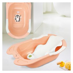 R for Rabbit Bubble Double Aqua Bath tub for Baby | Foldable & Temperature Sensitive Indicator - Peach white-picture-49