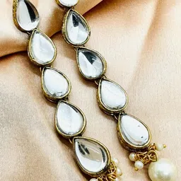 JN HANDICRAFT Women White Earrings-picture-14