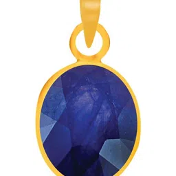 RAVIOUR LIFESTYLE Unisex Sapphire Pendant 3.25 Ratti or 2.84 Carat Alloy Pendants-image-64