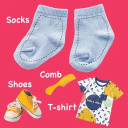 om books international Board Book: Touch And Feel First Words Board Picture Book - English image 5