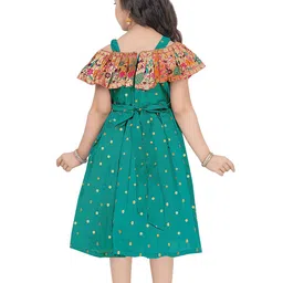 BAESD Embellished Cold-Shoulder Fit & Flare Dress image 4