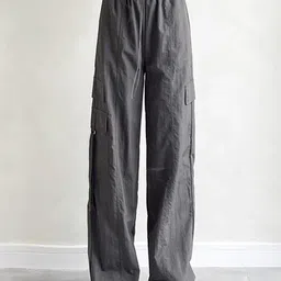 Outzidr Women Mid Rise Crago Trousers-image-59