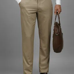Louis Philippe Sport Men Tapered Fit Mid-Rise Trousers-picture-18