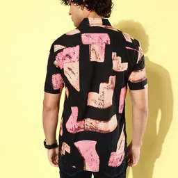 CS LIFE Classic Fit Printed Casual Shirt image 4