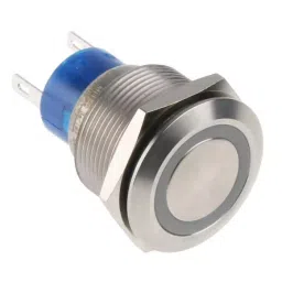 RS PRO Illuminated Push Button Switch Panel Mount 22.2 mm Cutout SPDT Yellow LED 250 V AC, 1759314-picture-25