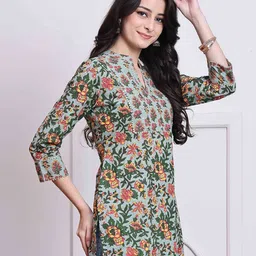 Rajnandini Women Floral Printed Kurti image 4